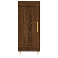 Thumbnail for Highboard Braun Eichen-Optik 34,5x34x180 cm Holzwerkstoff