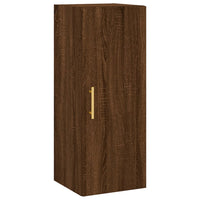 Thumbnail for Highboard Braun Eichen-Optik 34,5x34x180 cm Holzwerkstoff