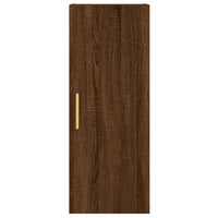 Thumbnail for Highboard Braun Eichen-Optik 34,5x34x180 cm Holzwerkstoff