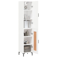 Thumbnail for Highboard Weiß 34,5x34x180 cm Holzwerkstoff
