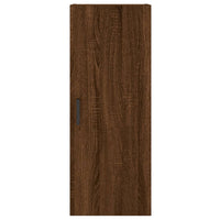Thumbnail for Highboard Braun Eichen-Optik 34,5x34x180 cm Holzwerkstoff