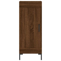Thumbnail for Highboard Braun Eichen-Optik 34,5x34x180 cm Holzwerkstoff