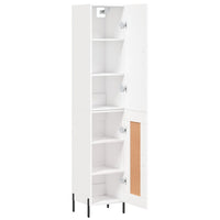 Thumbnail for Highboard Weiß 34,5x34x180 cm Holzwerkstoff