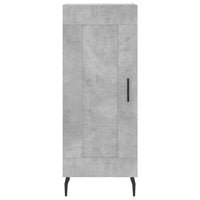 Thumbnail for Highboard Betongrau 34,5x34x180 cm Holzwerkstoff