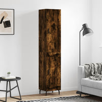 Thumbnail for Highboard Räuchereiche 34,5x34x180 cm Holzwerkstoff