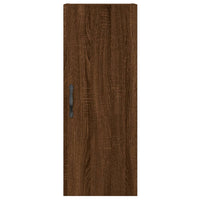 Thumbnail for Highboard Braun Eichen-Optik 34,5x34x180 cm Holzwerkstoff