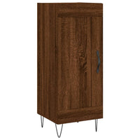 Thumbnail for Highboard Braun Eichen-Optik 34,5x34x180 cm Holzwerkstoff