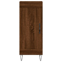 Thumbnail for Highboard Braun Eichen-Optik 34,5x34x180 cm Holzwerkstoff
