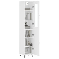 Thumbnail for Highboard Weiß 34,5x34x180 cm Holzwerkstoff