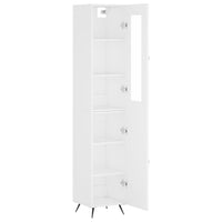 Thumbnail for Highboard Weiß 34,5x34x180 cm Holzwerkstoff