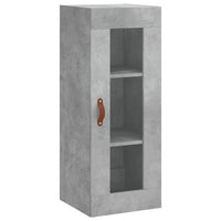 Thumbnail for Highboard Betongrau 34,5x34x180 cm Holzwerkstoff