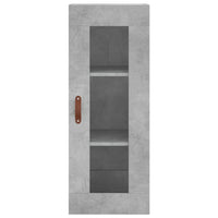 Thumbnail for Highboard Betongrau 34,5x34x180 cm Holzwerkstoff