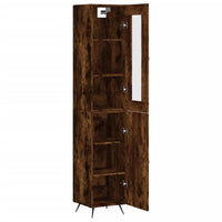 Thumbnail for Highboard Räuchereiche 34,5x34x180 cm Holzwerkstoff