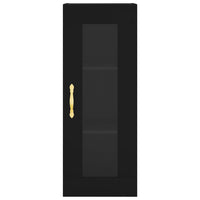 Thumbnail for Highboard Schwarz 34,5x34x180 cm Holzwerkstoff