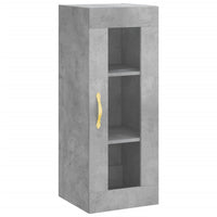 Thumbnail for Highboard Betongrau 34,5x34x180 cm Holzwerkstoff