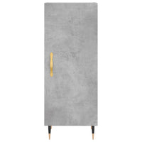 Thumbnail for Highboard Betongrau 34,5x34x180 cm Holzwerkstoff