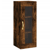 Thumbnail for Highboard Räuchereiche 34,5x34x180 cm Holzwerkstoff