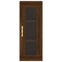 Thumbnail for Highboard Braun Eichen-Optik 34,5x34x180 cm Holzwerkstoff