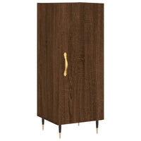Thumbnail for Highboard Braun Eichen-Optik 34,5x34x180 cm Holzwerkstoff
