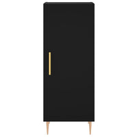 Thumbnail for Highboard Schwarz 34,5x34x180 cm Holzwerkstoff