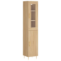 Thumbnail for Highboard Sonoma-Eiche 34,5x34x180 cm Holzwerkstoff