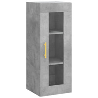 Thumbnail for Highboard Betongrau 34,5x34x180 cm Holzwerkstoff