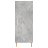 Thumbnail for Highboard Betongrau 34,5x34x180 cm Holzwerkstoff