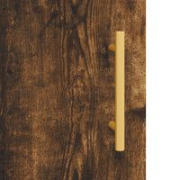 Thumbnail for Highboard Räuchereiche 34,5x34x180 cm Holzwerkstoff