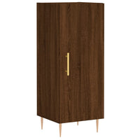 Thumbnail for Highboard Braun Eichen-Optik 34,5x34x180 cm Holzwerkstoff