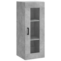 Thumbnail for Highboard Betongrau 34,5x34x180 cm Holzwerkstoff