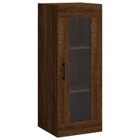 Thumbnail for Highboard Braun Eichen-Optik 34,5x34x180 cm Holzwerkstoff