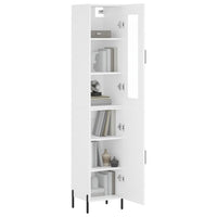 Thumbnail for Highboard Weiß 34,5x34x180 cm Holzwerkstoff