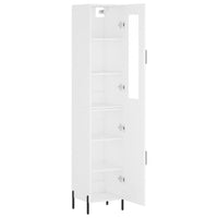 Thumbnail for Highboard Weiß 34,5x34x180 cm Holzwerkstoff