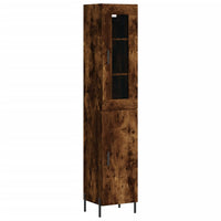 Thumbnail for Highboard Räuchereiche 34,5x34x180 cm Holzwerkstoff
