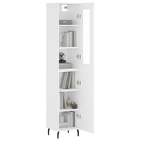 Thumbnail for Highboard Weiß 34,5x34x180 cm Holzwerkstoff