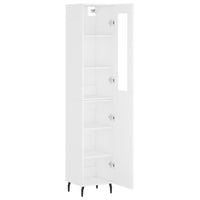 Thumbnail for Highboard Weiß 34,5x34x180 cm Holzwerkstoff