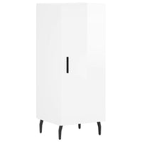 Thumbnail for Highboard Hochglanz-Weiß 34,5x34x180 cm Holzwerkstoff