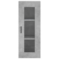 Thumbnail for Highboard Betongrau 34,5x34x180 cm Holzwerkstoff