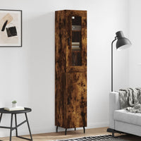 Thumbnail for Highboard Räuchereiche 34,5x34x180 cm Holzwerkstoff