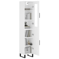 Thumbnail for Highboard Weiß 34,5x34x180 cm Holzwerkstoff