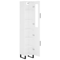 Thumbnail for Highboard Weiß 34,5x34x180 cm Holzwerkstoff