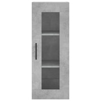 Thumbnail for Highboard Betongrau 34,5x34x180 cm Holzwerkstoff