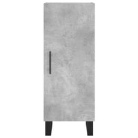 Thumbnail for Highboard Betongrau 34,5x34x180 cm Holzwerkstoff