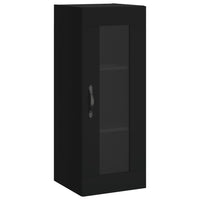 Thumbnail for Highboard Schwarz 34,5x34x180 cm Holzwerkstoff