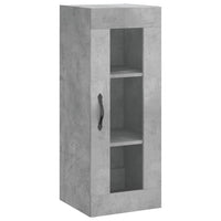 Thumbnail for Highboard Betongrau 34,5x34x180 cm Holzwerkstoff