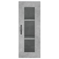 Thumbnail for Highboard Betongrau 34,5x34x180 cm Holzwerkstoff