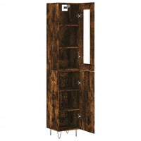 Thumbnail for Highboard Räuchereiche 34,5x34x180 cm Holzwerkstoff