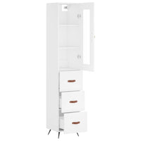 Thumbnail for Highboard Weiß 34,5x34x180 cm Holzwerkstoff