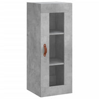 Thumbnail for Highboard Betongrau 34,5x34x180 cm Holzwerkstoff