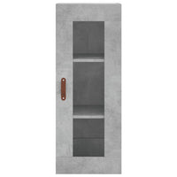 Thumbnail for Highboard Betongrau 34,5x34x180 cm Holzwerkstoff